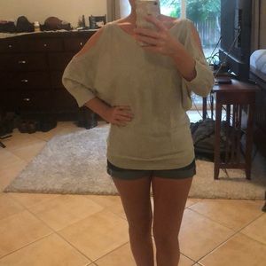 Express cold shoulder blouse